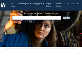 'yrkeskollen.se' screenshot