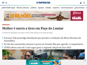 'oimparcial.com.br' screenshot