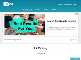 'tv24.se' screenshot
