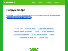 'happy-mod.com' screenshot