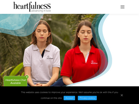 'heartfulness.org' screenshot