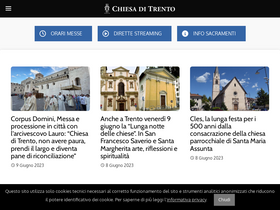 'diocesitn.it' screenshot
