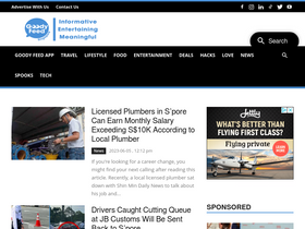 'goodyfeed.com' screenshot