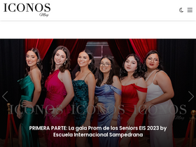 'iconosmag.com' screenshot