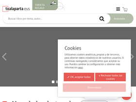 'txalaparta.eus' screenshot