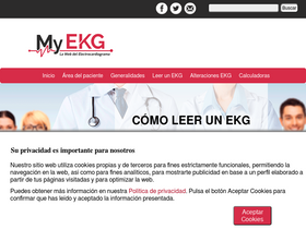 'my-ekg.com' screenshot