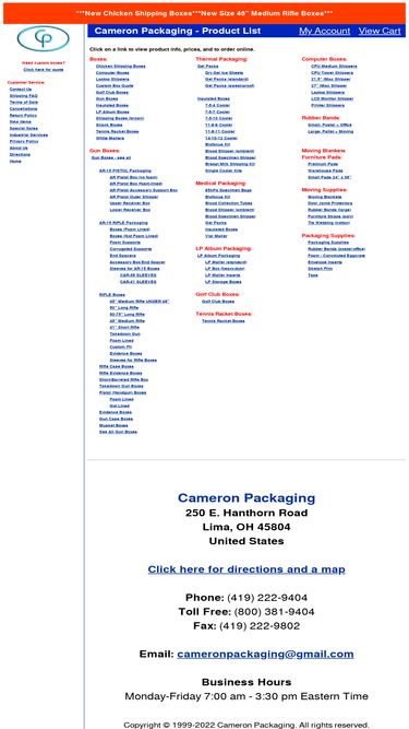 cameronpackaging.com