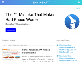 'kosingkat.id' screenshot