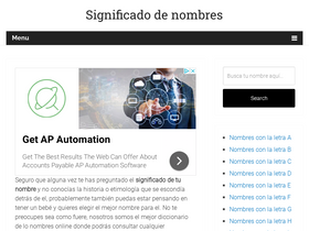'significados-de-nombres.com' screenshot