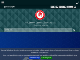 'sdu.edu.tr' screenshot