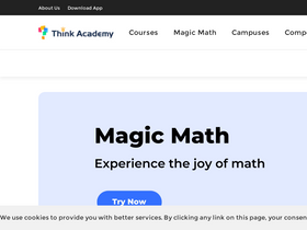 'thethinkacademy.com' screenshot