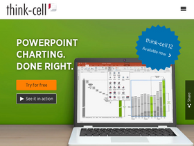 'think-cell.com' screenshot