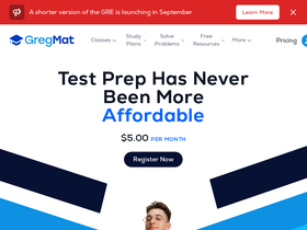 'gregmat.com' screenshot