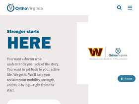 'orthovirginia.com' screenshot