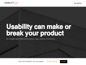 'usabilitygeek.com' screenshot