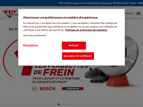 'gmao.ad.fr' screenshot