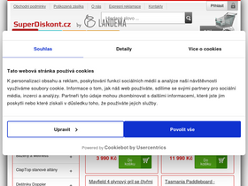 'superdiskont.cz' screenshot
