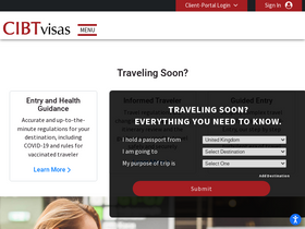 'cibtvisas.co.uk' screenshot