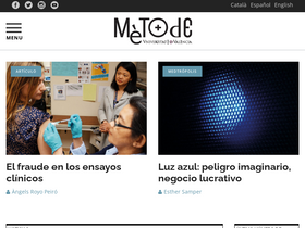 'metode.es' screenshot