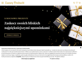 'luxuryproducts.pl' screenshot