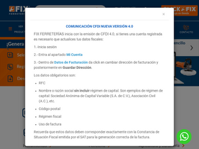 'fixferreterias.com' screenshot