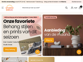 Studio Swaai homepage screenshot