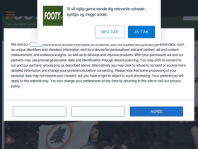 'footy.dk' screenshot