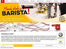 'espressissimo.de' screenshot