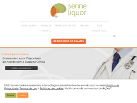 'senneliquor.com.br' screenshot