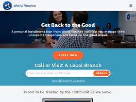 'loansbyworld.com' screenshot
