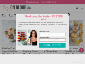 'thegirlonbloor.com' screenshot