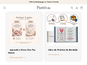 puntiva.store homepage screenshot