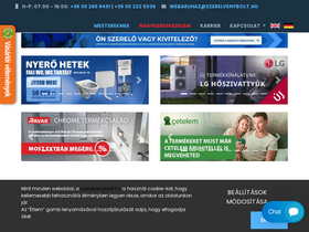 'szerelvenybolt.hu' screenshot