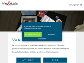 'wetrecht.nl' screenshot