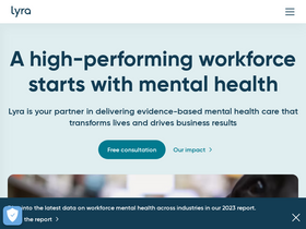 'lyrahealth.com' screenshot