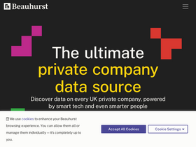 'beauhurst.com' screenshot