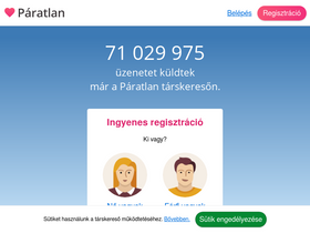 'paratlan.hu' screenshot