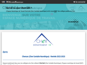 'chercan.fr' screenshot