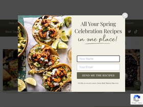 'halfbakedharvest.com' screenshot