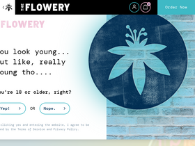 'theflowery.co' screenshot