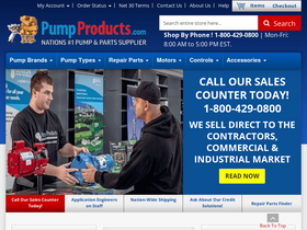 'pumpproducts.com' screenshot