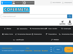 'cofermeta.com.br' screenshot