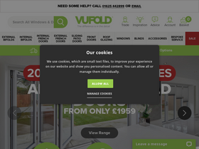 'vufold.co.uk' screenshot