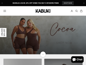 KABUKI Active website screenshot