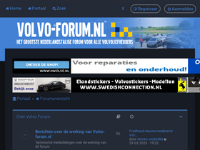 'volvo-forum.nl' screenshot