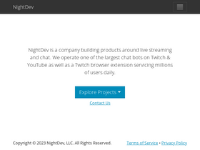 'nightdev.com' screenshot