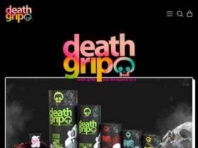 deathgripchalk.com homepage screenshot