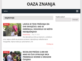 'oazaznanja.com' screenshot