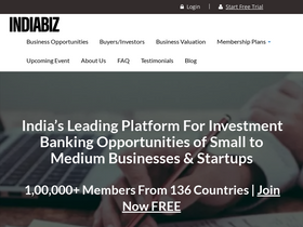 'indiabizforsale.com' screenshot