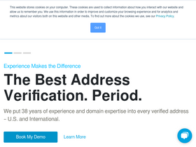 'melissa.com' screenshot